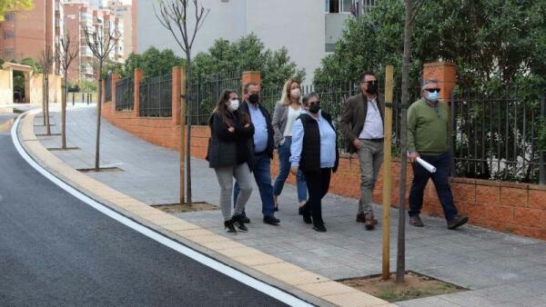 Benidorm finaliza las obras de la calle Denia mientras ejecuta otras actuaciones de mejora en varías vías de La Cala 