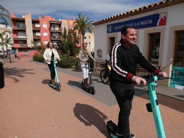 La Nucía fomenta la “movilidad sostenible” con bicicletas y patinetes eléctricos