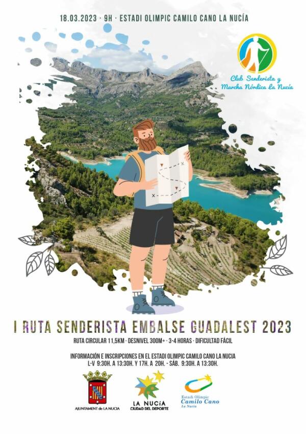 El Club Senderista La Nucía organiza una ruta al embalse de Guadalest 