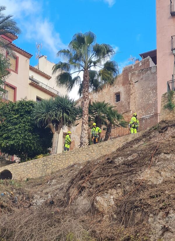 COMIENZAN LAS OBRAS DE ESTABILIZACIÓN DEL TALUD DE “LA PENYA”, UNO DE LOS ICONOS MÁS EMBLEMÁTICOS DEL CASCO HISTÓRICO DE FINESTRAT