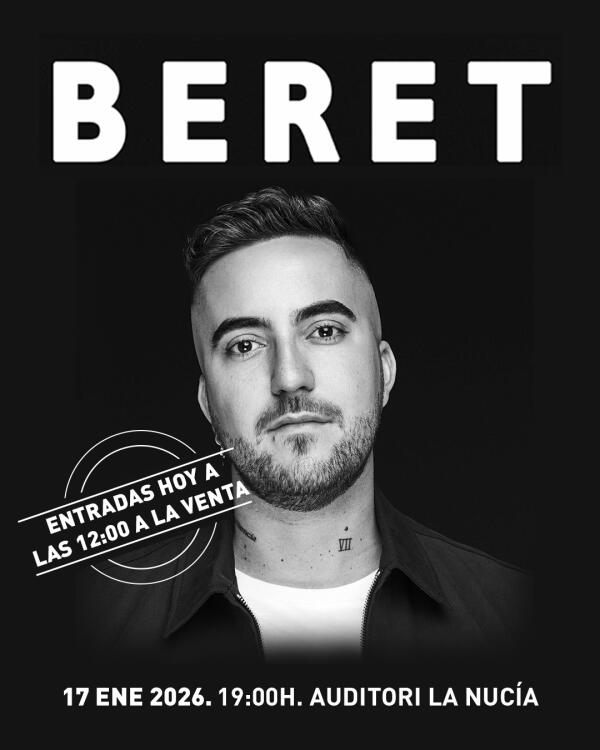 Las entradas de Beret salen a la venta hoy a las 12 horas