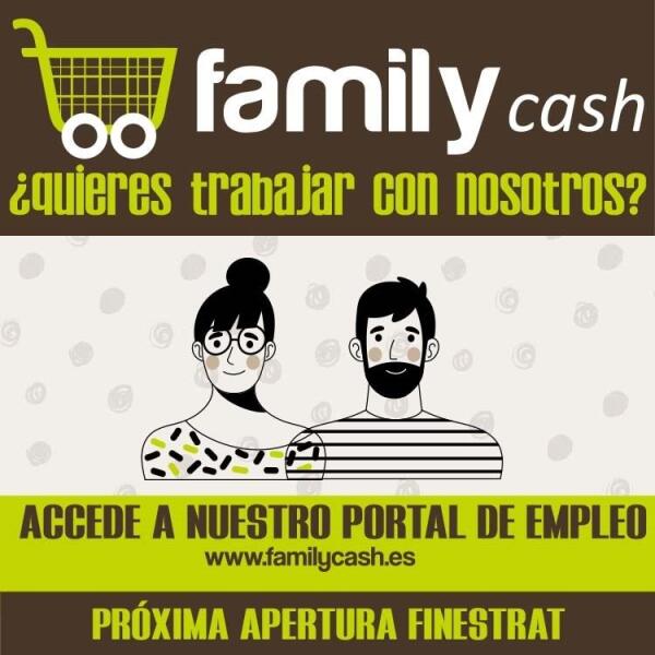 FAMILY CASH ABRE EN FINESTRAT Y OFRECE MÁS DE 100 PUESTOS DE TRABAJO  