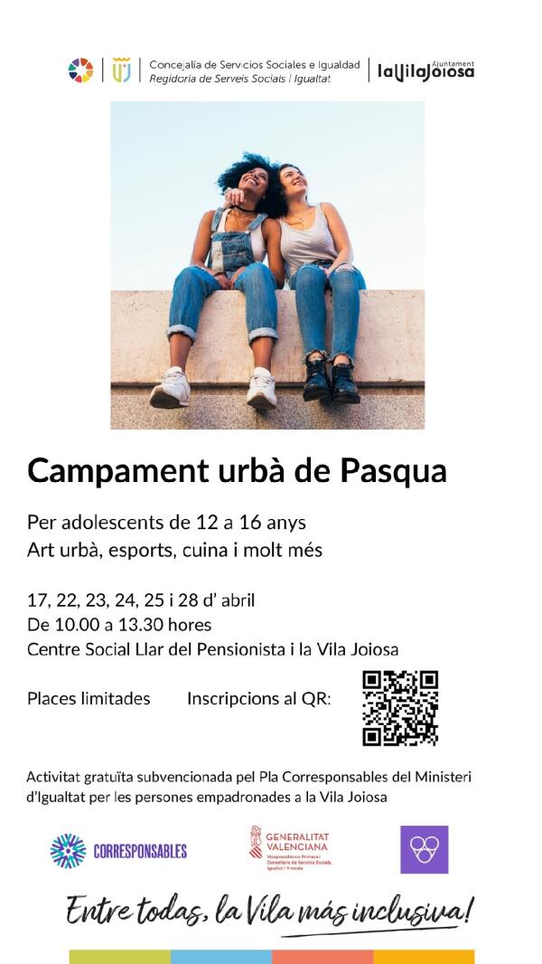 Villajoyosa presenta el Campament Urbà de Pasqua, una propuesta innovadora de ocio educativo para adolescentes