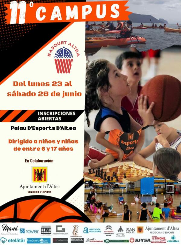 Es posa en marxa la XI edició del Campus Bàsquet Altea
