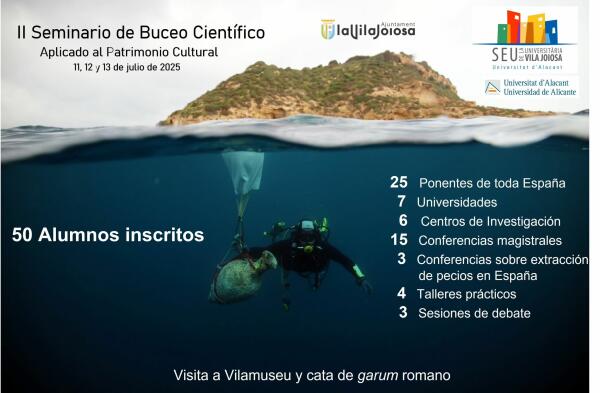 Villajoyosa reúne a expertos en arqueología subacuática en un seminario en la Sede Universitaria