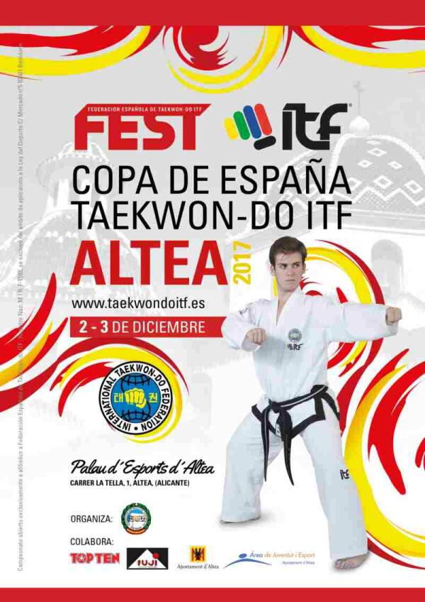 Altea acoger&aacute; los d&iacute;as 2 y 3 de diciembre la Copa de Espa&ntilde;a de Taekwon-do ITF 