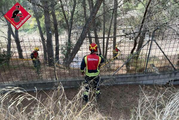 INCENDIO MATORRALES EN BENIDORM