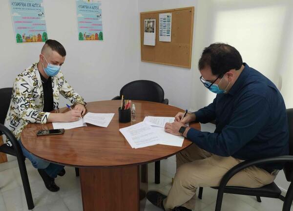 Feria de Eventos Altea renueva el convenio de colaboraci&oacute;n con la concejal&iacute;a de comercio.