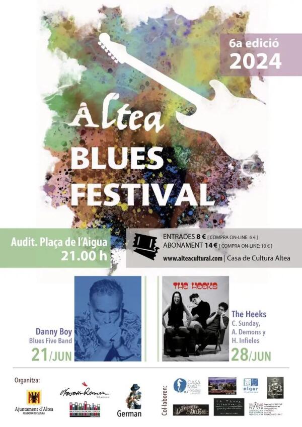 Cultura presenta la sexta edición de Altea Blues Festival  