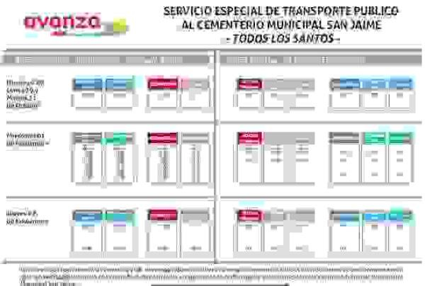  Benidorm fija un servicio especial de autob&uacute;s hasta el cementerio de San Jaime con motivo de Todos los Santos 