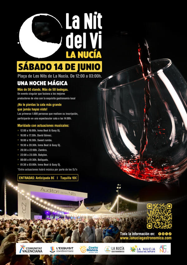 50 bodegas ya confirmadas para “II La Nit del Vi” de La Nucía 