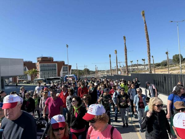 2.000 personas caminaron contra el Cáncer en la XIV Marcha Solidaria 