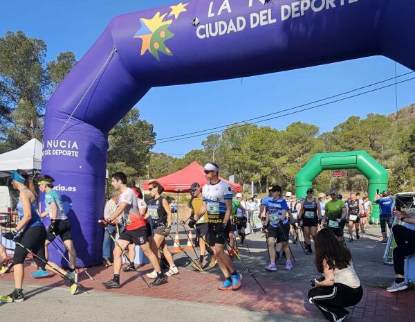 Vero Jerez y Ramón Álvarez ganan la Copa Aut. Marcha Nórdica de La Nucía