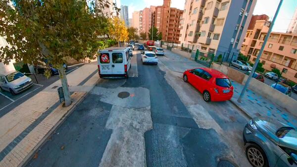 Benidorm retomará los trabajos en la avenida Montecarlo con arreglos en la vía pública para evitar caídas y problemas de seguridad 