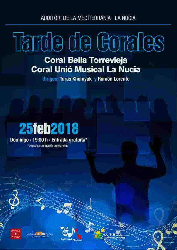 Concierto gratuito con las Corales de Torrevieja y La Nuc&iacute;a
