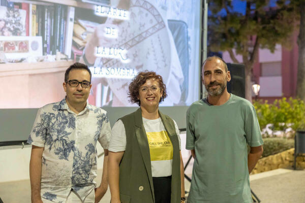 Miguel Herrero presentó anoche ‘El arte de la luz y la sombra’ en el Festival de Cine de l’Alfàs 