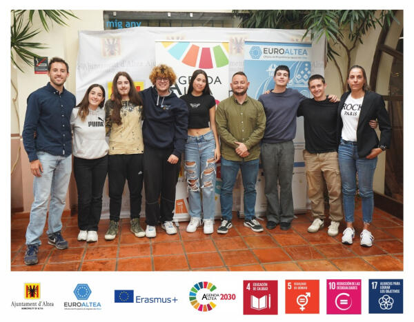 Un grupo de estudiantes alteanos viaja a Italia para participar en un proyecto europeo sobre inclusión perteneciente al programa Erasmus+