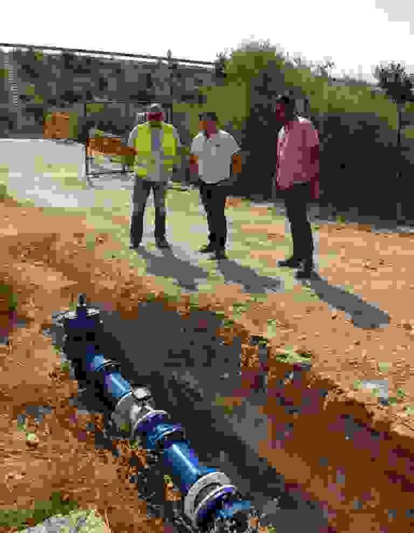 Siguen a buen ritmo las obras que conectar&aacute;n red de agua entre Finestrat y Benidorm