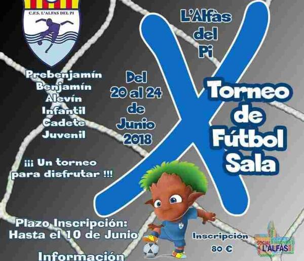 La X edici&oacute;n del torneo de F&uacute;tbol Sala base de l&rsquo;Alf&agrave;s supera la participaci&oacute;n de los anteriores con mas de 40 equipos
