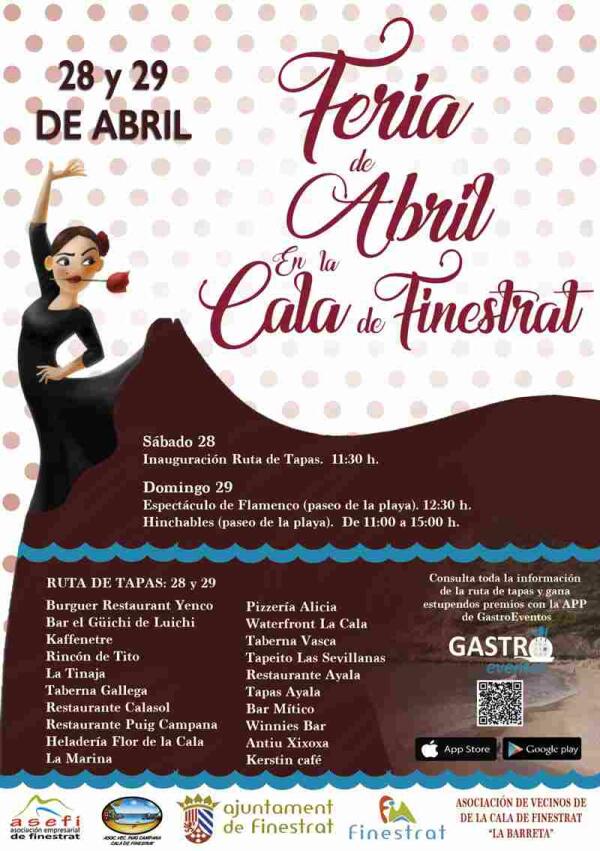 La Cala de Finestrat se prepara para la &ldquo;Feria de Abril&rdquo; que se celebra el fin de semana del 28 y 29  