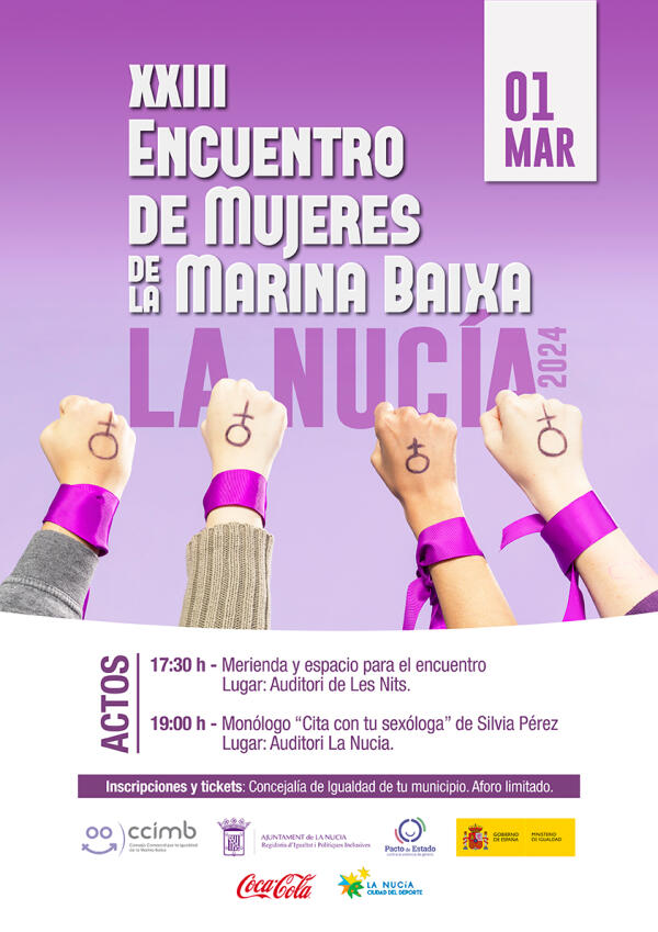 El Ayuntamiento de Villajoyosa participa en el XXIII Encuentro Comarcal de Mujeres de la Marina Baixa