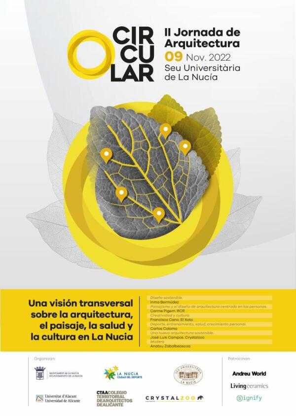 Este miércoles se celebra “CIRCULAR. II Jornada de Arquitectura de La Nucía”