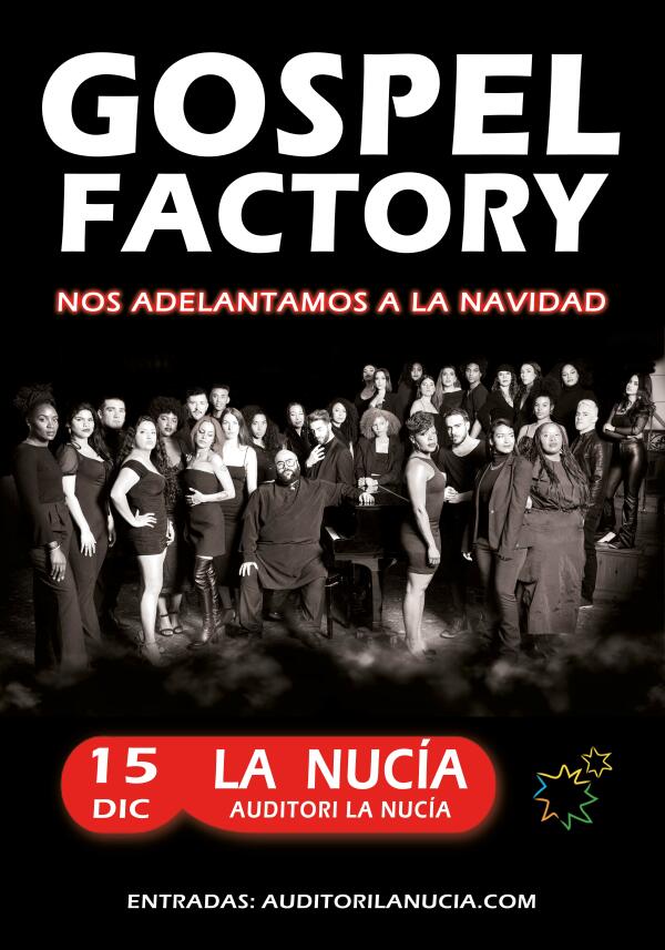 Las voces de Gospel Factory vuelven a l’Auditori este domingo 