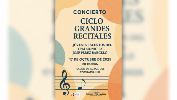 Los jóvenes talentos del Conservatorio protagonizan la próxima cita del ciclo de Grandes Recitales 