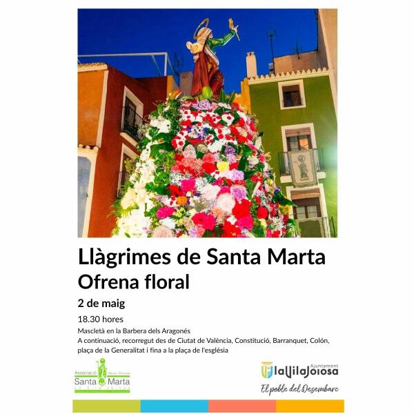 Villajoyosa celebra este fin de semana la festividad de las L&aacute;grimas de Santa Marta