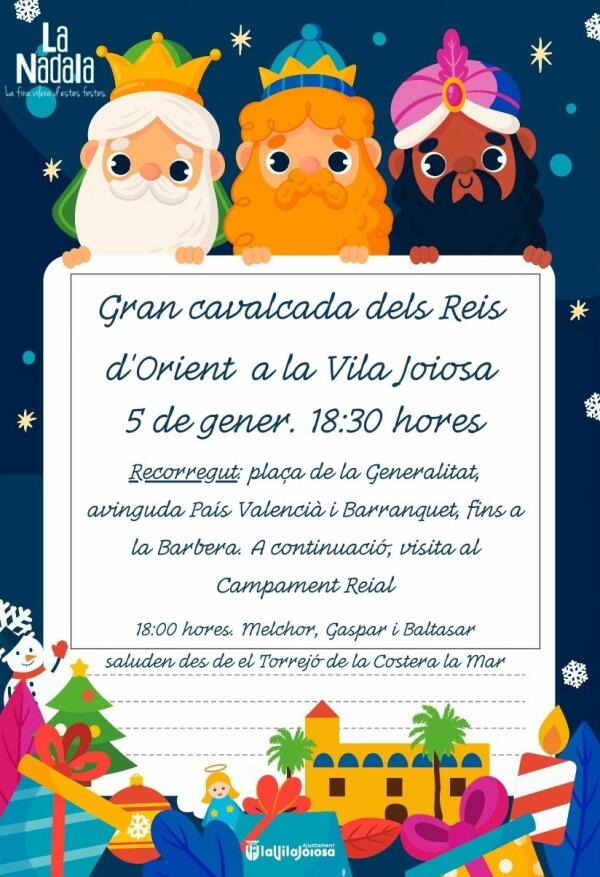 La Cabalgata de Villajoyosa llenar&aacute; de ilusi&oacute;n las calles con la llegada de los Reyes Magos