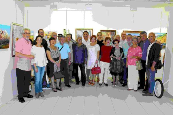 Benidorm &middot; Inaugurada la exposici&oacute;n de la escuela de dibujo y pintura de 'La Barqueta'