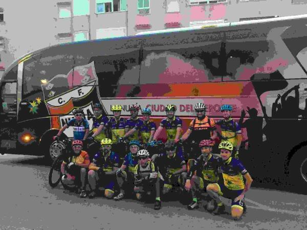 El Club Ciclista La Nuc&iacute;a complet&oacute; los 123 km.  del &ldquo;Camino Jubilar de Caravaca&rdquo;
