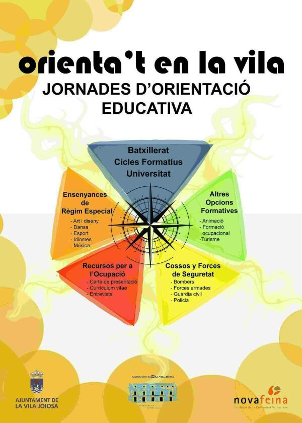 ‘Orienta’t’ reunirá a los jóvenes de la localidad para mostrarles las diferentes salidas profesionales y educativas tras su paso por el instituto