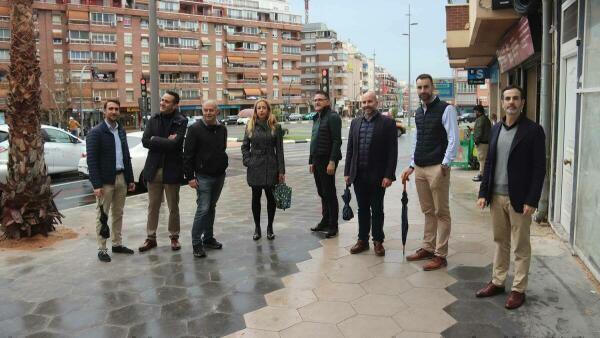 Benidorm finaliza las obras de renovación de infraestructuras hidráulicas y mejora de la accesibilidad en la avenida Beniardá