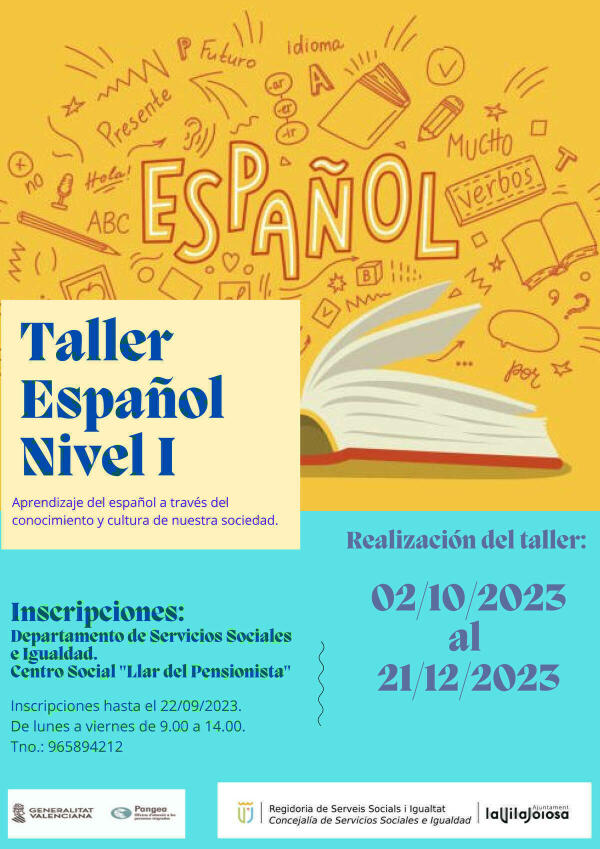 La concejalía de Bienestar Social e Igualdad organiza un taller de lengua española para los residentes extranjeros