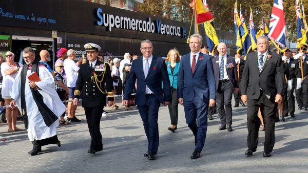 Benidorm acoge el homenaje anual del ‘Poppy Appeal’   