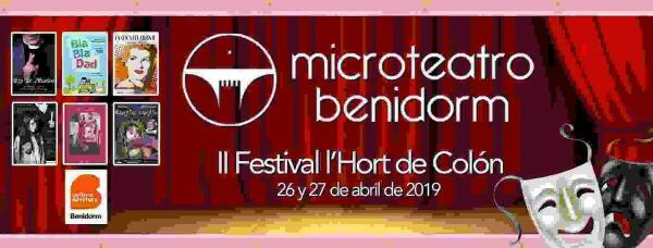  Comienza el II Festival de Microteatro de Benidorm en l’Hort de Colón