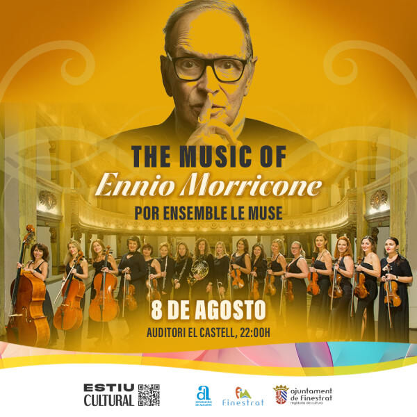 LA MEJOR M&Uacute;SICA DE ENNIO MORRICONE POR L&rsquo;ENSEMBLE LE MUSE  Y EL JAZZ A LA ERMITA CON "BAILA LA LLUVIA CON ANA PEREIRA QUARTET" EN FINESTRAT