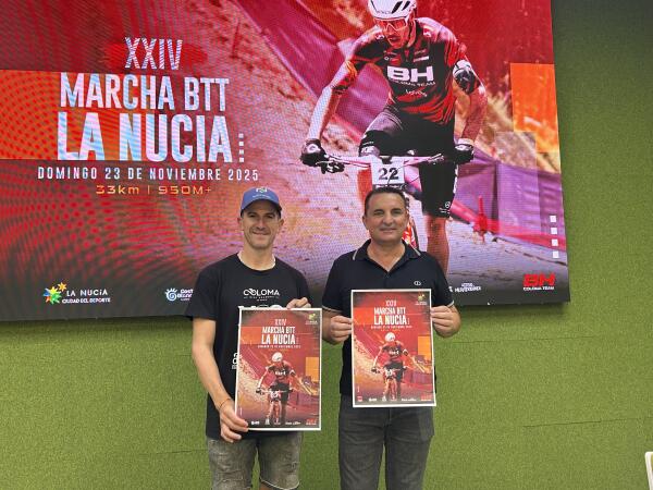 David Valero y Olivia Onesti estarán en la XXIV Marcha BTT de La Nucía 