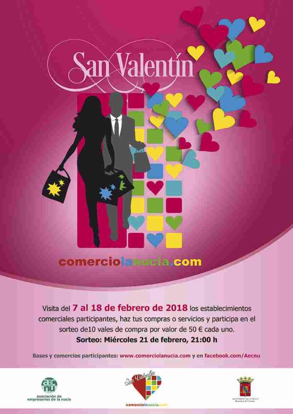 Segunda semana de la Campa&ntilde;a Comercial de San Valent&iacute;n de La Nuc&iacute;a