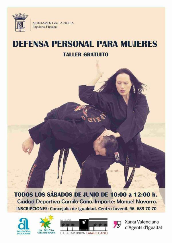 Taller gratuito de “Defensa Personal para Mujeres” en La Nucía
