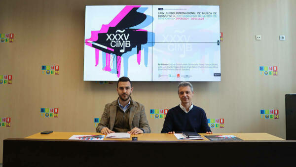 Cultura convoca el XXXV Curso y el XXV Concurso Internacional de Música de Benidorm