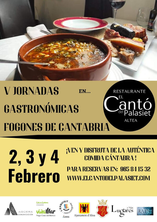 El Cantó del Palasiet invita a las jornadas gastronómicas “Fogones de Cantabria” 