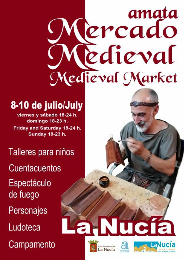 Mañana comienza el XVI Mercado Medieval con artesanía, animación y música 