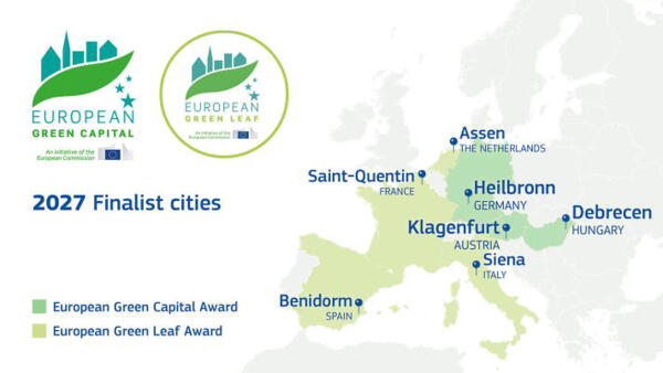 Benidorm, entre las cuatro ciudades finalistas a hacerse con el premio European Green Leaf 2027