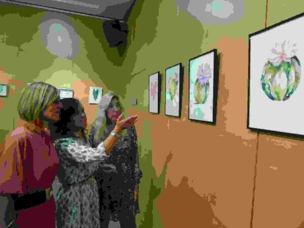 La Nucía · Exposición de Acuarela de Alicia S.W. en el Centre Juvenil 