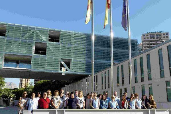 Alumnos de los Talleres de Empleo de Benidorm y de la Ribera Baixa comparten experiencias 