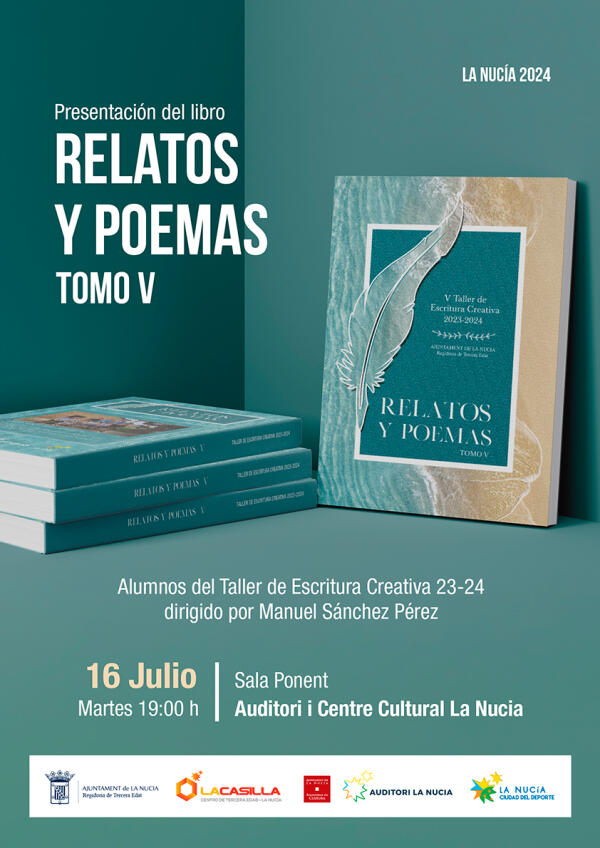 Presentación del libro del “Taller de Escritura” mañana en l’Auditori