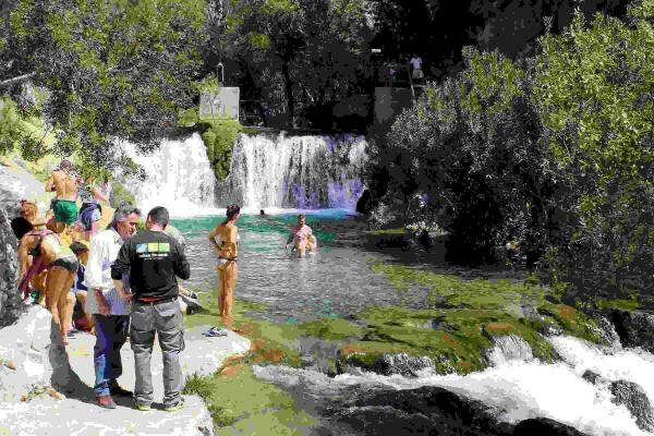 Puesta a punto de las Fuentes del Algar de cara a la Semana Santa 