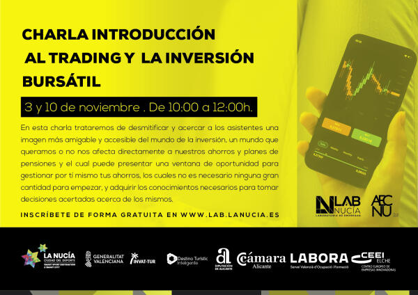 Mañana charla gratuita sobre “Trading e Inversión en Bolsa”